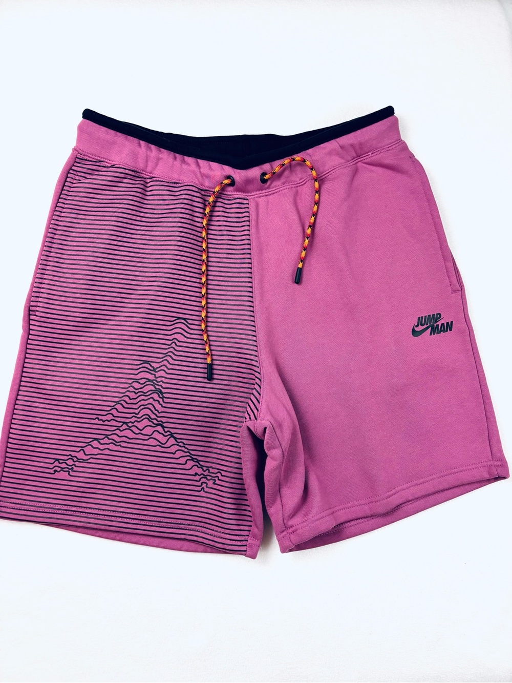 Nike Air Jordan Jumpman Topography Fleece‎ Shorts Split Purple Magenta (L)